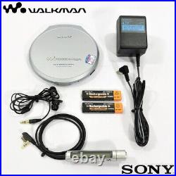 SONY Discman CD player D-E999 working Genuine remote control AC adapter with gum