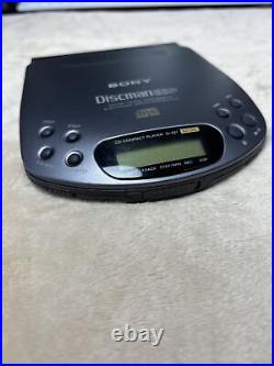 SONY Discman D-321 ESP 1bit DAC CD Player with Case and Battery Pack WORKS 62282