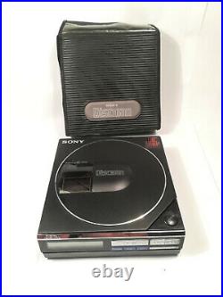 SONY Discman D-7 + Battery Pack BP-200 + Case, NOT TESTED