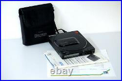 SONY Discman D250 Tragbarer/Portable CD-Player inkl. Tasche+BDA! D-250 als Defekt