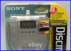 SONY Discman ESP2 D-E565 Portable CD Player FACTORY SEALED VERY RARE