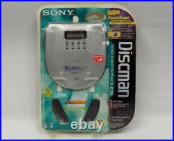 SONY Discman ESP2 D-E705 Portable CD Player Groove Silver NEW FACTORY SEALED