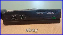 SONY Discman Model D-T10 FM/AM CD Player With BD-100 Battery Pack And Carry Case