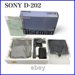 SONY Discman Portable CD Player D-202 Tested As-Is Near Mint Japan