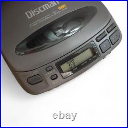 SONY Discman Portable CD Player D-202 Tested As-Is Near Mint Japan