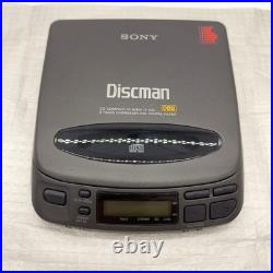 SONY Discman Portable CD Player D-202 Tested As-Is Near Mint Japan