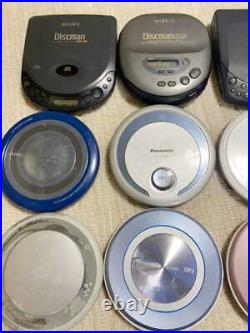 SONY Diskman Portable CD Player JUNK 28 Bulk Set Black Silver Blue Pink
