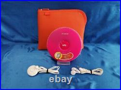 SONY Portable CD Player D-EJ002 with Case & Earphone