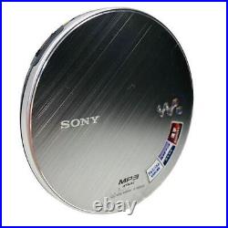 SONY Portable CD Player Walkman Model D-NE830 Silver Tested Working