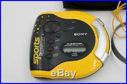 SONY Sports Discman ESP2 CD Player Japan Great Cond. Model D-ES51 with tune belt