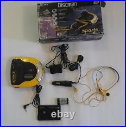SONY Sports Discman ESP2 CD Player with Car Kit
