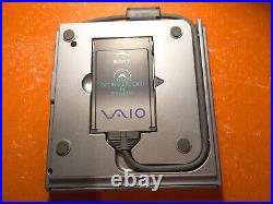 SONY VAIO PCGA-CD51 External Portable CD-ROM Player Used Japan Tested + FLOPPY