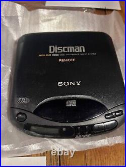 SONY Vintage CD Compact Player Sony Discman MEGABASS DC-147CR Box Box