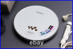 SONY WALKMAN CD Player D-NE730 White Good Condition JAPAN JP
