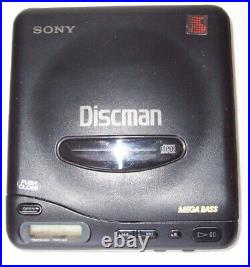 SONY WALKMAN D-11 CD PLAYER DiscMan MEGA BASS DAC D11 Disc Man JAPAN EXCELLENT