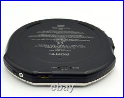 SONY WALKMAN D-E990 Silver Portable CD Player G-Protection JP Very Good