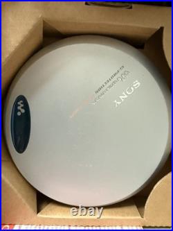 SONY WALKMAN D-EJ775 Silver Portable CD Player G-Protection BOXED Very Good