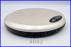 SONY WALKMAN D-EJ775 Silver Portable CD Player G-Protection JP Very Good