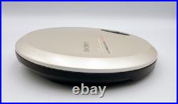 SONY WALKMAN D-EJ775 Silver Portable CD Player G-Protection JP Very Good