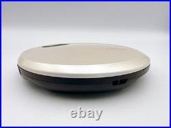 SONY WALKMAN D-EJ775 Silver Portable CD Player G-Protection JP Very Good
