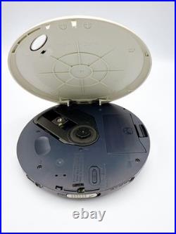 SONY WALKMAN D-EJ775 Silver Portable CD Player G-Protection JP Very Good