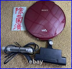 SONY WALKMAN D-NE20 CD player red from Japan