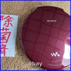 SONY WALKMAN D-NE20 CD player red from Japan