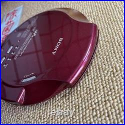 SONY WALKMAN D-NE20 CD player red from Japan