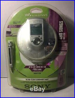 SONY WALKMAN D-NE900 MP3 ATRAC3 Plus DIGITAL SOUND Ultra Slim Custom Equalizer