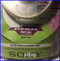 SONY WALKMAN D-NE900 MP3 ATRAC3 Plus DIGITAL SOUND Ultra Slim Custom Equalizer