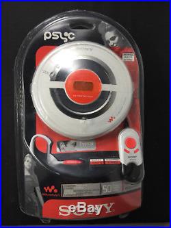 SONY Walkman D-EJ100 Portable CD Player NEW Sealed Clip Remote Headphones