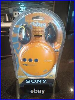 SONY Walkman Disco Yellow PSYC D-EJ360 CD PLAYER NEW FACTORY SEALED (B15)