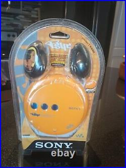 SONY Walkman Disco Yellow PSYC D-EJ360 CD PLAYER NEW FACTORY SEALED (B15)