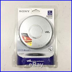 SONY Walkman Personal Portable CD Player Silver Model D-EJ011 Sealed New