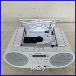 SONY ZS-S40 Personal Audio System CD Player White Working