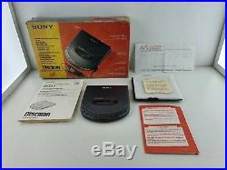 SONY discman CD player D-311(similar D-555 D-EJ01) boxed matching number