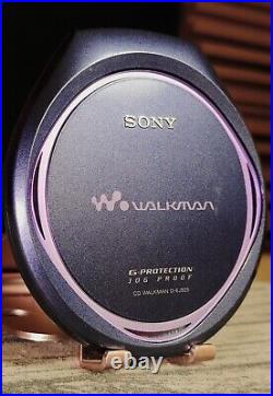 SUPERB Condition Premium Slim Sony D-EJ825 CD Walkman GREAT Sound Quality