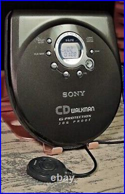 SUPERB Condition Slim Sony D-EJ715 CD Walkman Gorgeous Design Full Remote