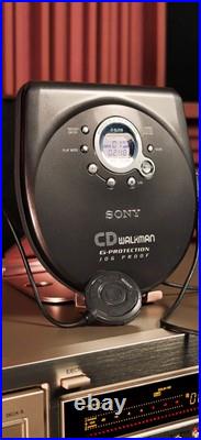 SUPERB Condition Sony D-EJ715 CD Walkman Gorgeous Design Full Remote
