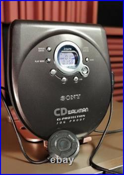 SUPERB Condition Sony D-EJ715 CD Walkman Gorgeous Design Full Remote