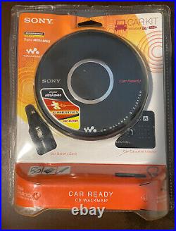Sealed New-In-Box Sony Digital MegaBass Walkman CD player with Car Kit in Black