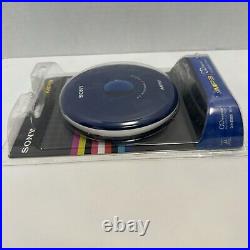 Sealed New SONY Walkman D-NE005 Blue Portable MP3/CD Player LCD Display Rare