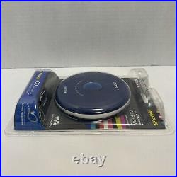 Sealed New SONY Walkman D-NE005 Blue Portable MP3/CD Player LCD Display Rare