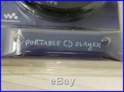 Sealed Sony PSYC CD Walkman Portable CD Player Black (D-EJ010)