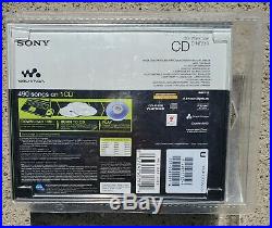 Sealed! Sony Walkman Atrac3plus D-NE319 Portable MP3 CD-R/RW Player Blue