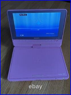 Sony 8 DVP-FX810 PINK, 8 Screen Portable DVD CD Player, NICE & Carry Bag, RARE