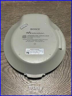 Sony ATRAC/MP3 AM/FM/Weather Walkman Portable CD Player VGC D-NF600