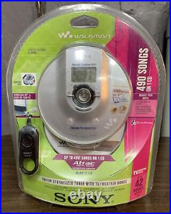 Sony Atrac3plus MP3 AM/FM/Weather Walkman portable CD Player D-NF600 NEW