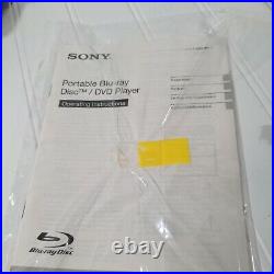 Sony BDP-SX910 Portable Blu-Ray DVD Player 9 Screen withRemote, DC Cord, AC Cord