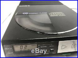 Sony CD Compact Disc Player D-14 + Adaptor Ac-d50 Tested Working Discman Loud